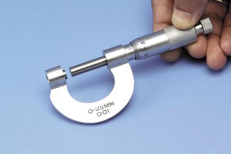 mikrometer sekrup konstruksi, cara kerja mikrometer, alat ukur presisi