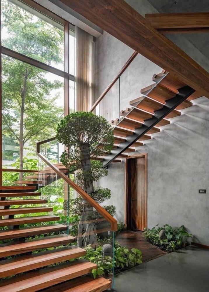 10 Inspirasi Desain Railing Tangga Minimalis, Modern & Elegan