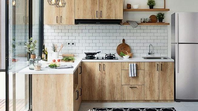 9 Desain Kitchen Set Letter L Minimalis Modern - Sinar Mas Land