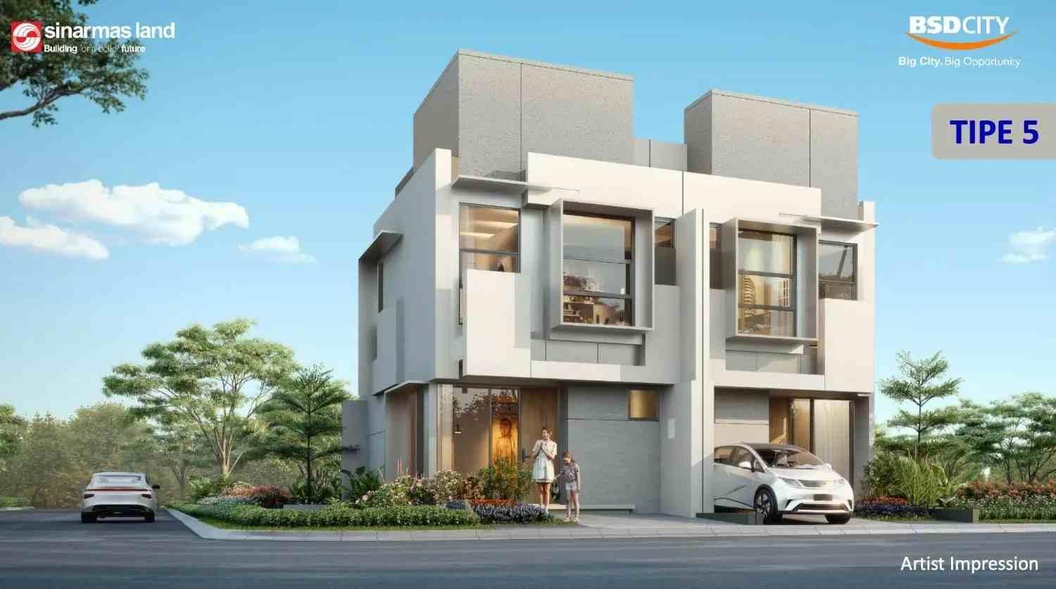 Hunian Modern Baru di Sunrise Area BSD City - Sinar Mas Land