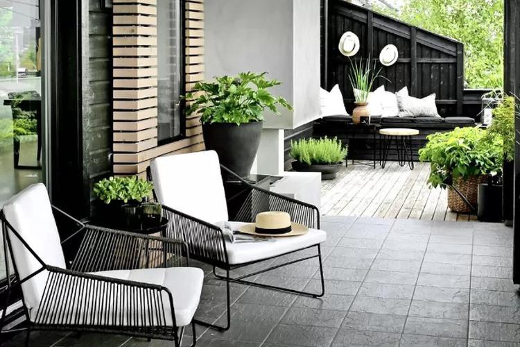 lantai teras minimalis, desain teras minimalis