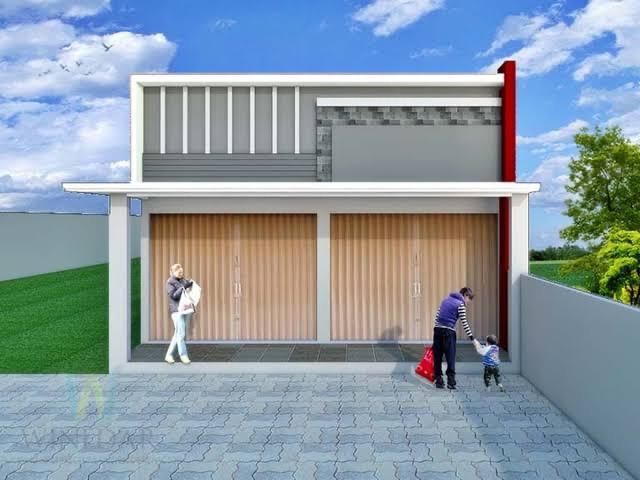 model pintu lipat ruko