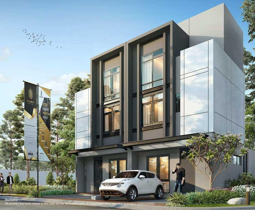 ruko latinos bsd, ruko dekat kantor bsd