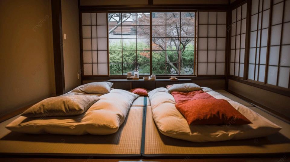 futon, jepang, tempat tidur jepang, kamar tidur jepang