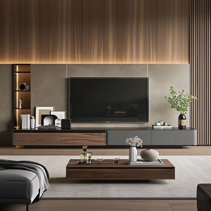 10 Ide Backdrop TV Minimalis yang Mewah dan Elegan