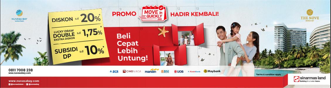 Promo Move In Quickly Hadir Kembali