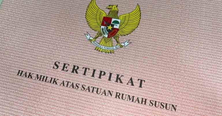 Sertifikat Apartemen - Sinar Mas Land