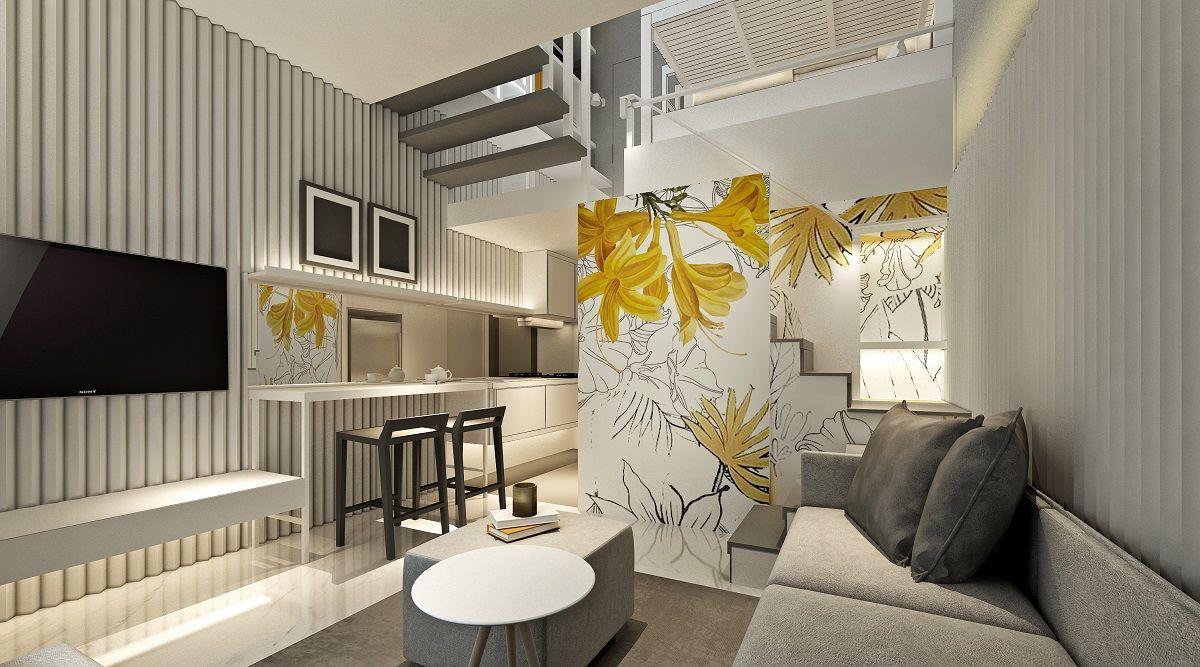 rumah full furnish bsd, rumah 1M bsd, rumah 2 lantai bsd