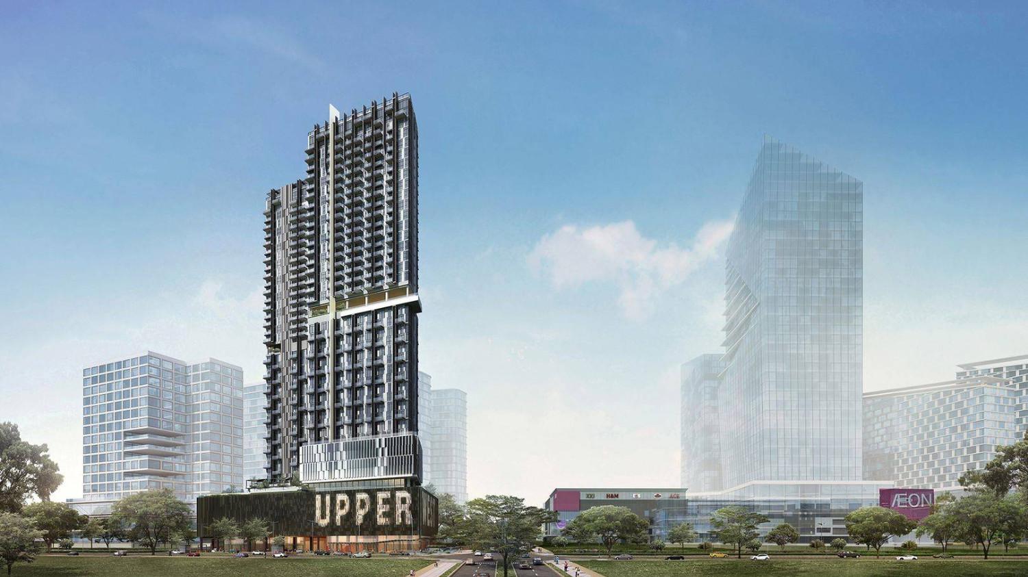 apartemen dekat stasiun rawa buntu, apartemen upper west bsd dekat stasiun