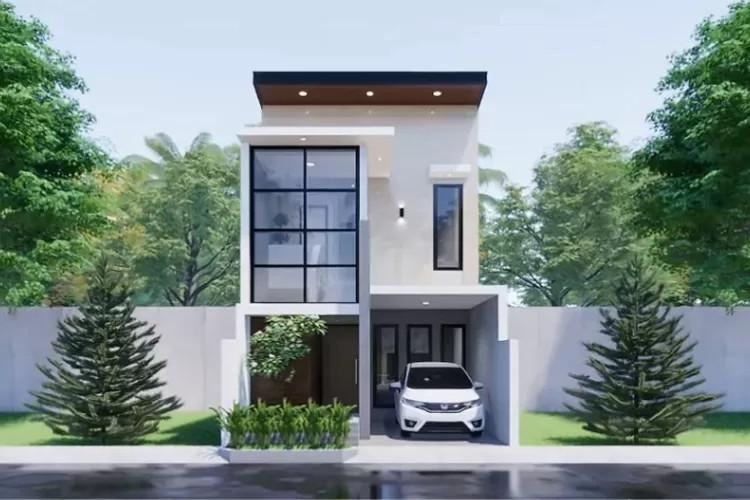 Desain Rumah 2 Lantai Mungil