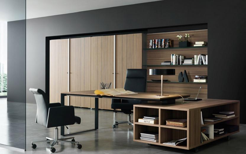 desain kantor minimalis dalam rumah