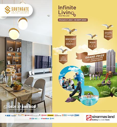 infinite living sinarmas, diskon rumah sinarmas