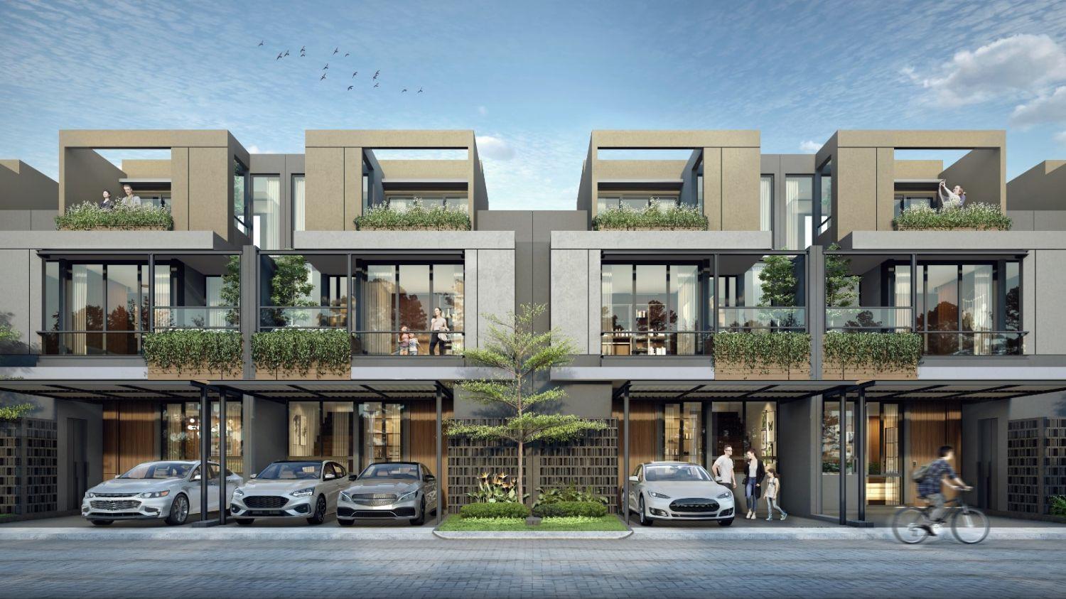 Rumah desain modern BSD