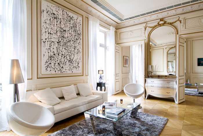 desain interior parisian, desain rumah klasik, desain rumah gaya eropa
