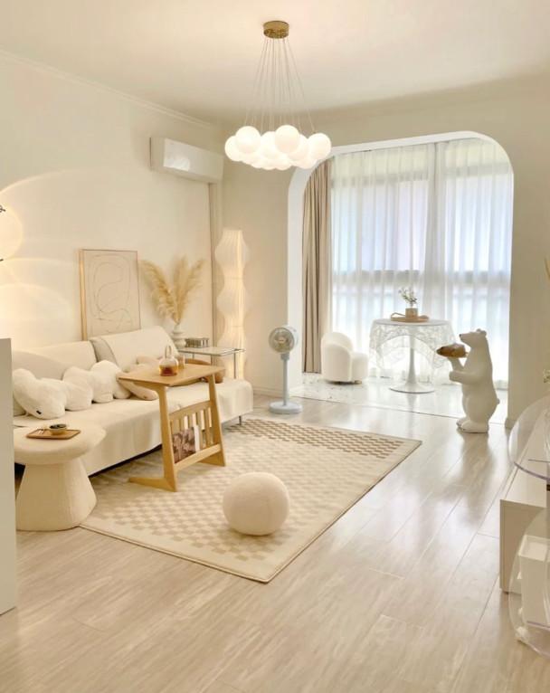 contoh warna beige untuk interior apartemen
