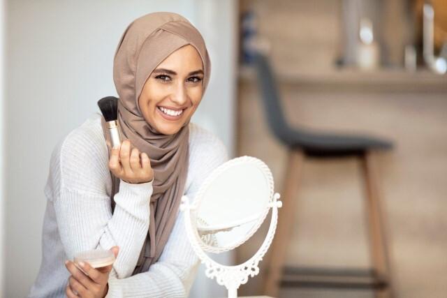 make up lebaran, earth tone make up