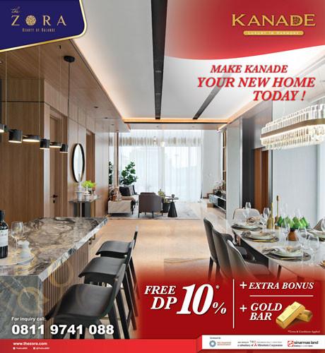 Free DP 10%, Miliki Rumah Modern di BSD - Kanade at The Zora