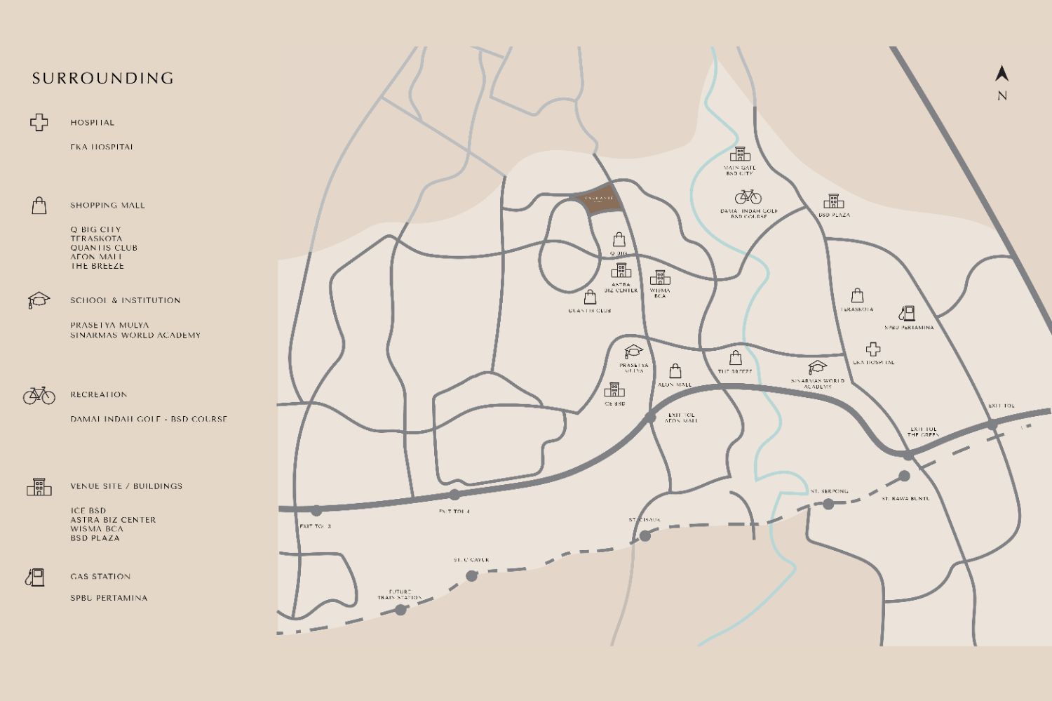 Enchante Residence at BSD City - Masterplan