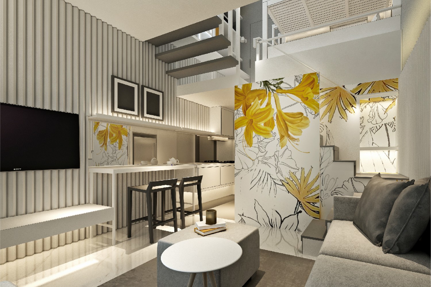 Inspirahaus Type 48 at BSD City - Living Room