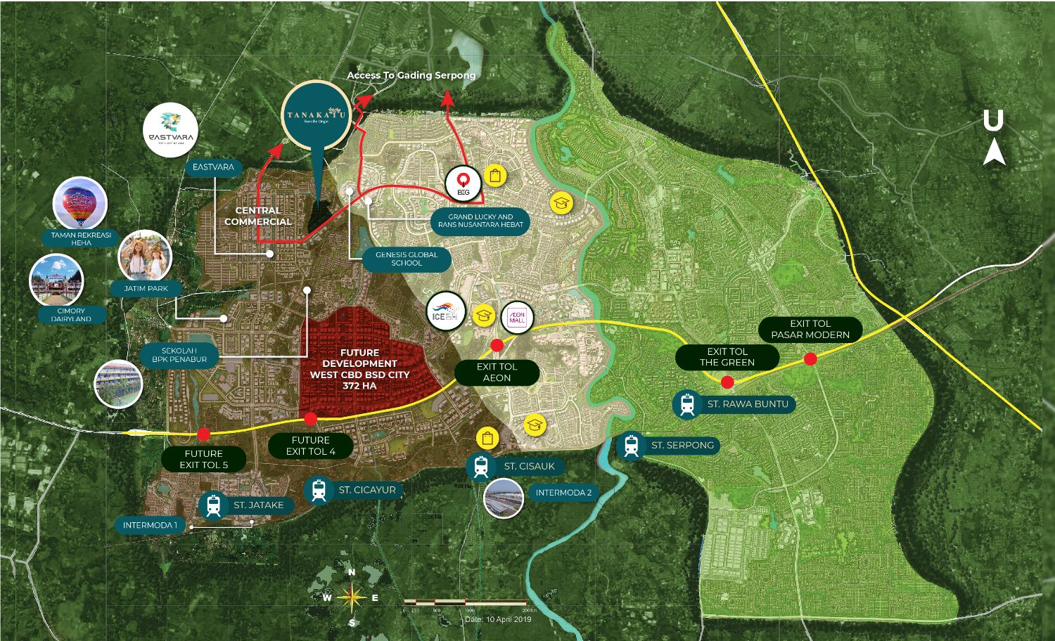 tempatnya cari rumah cluster di Vasya at Tanakayu dengan lokasi strategis | griyamantan