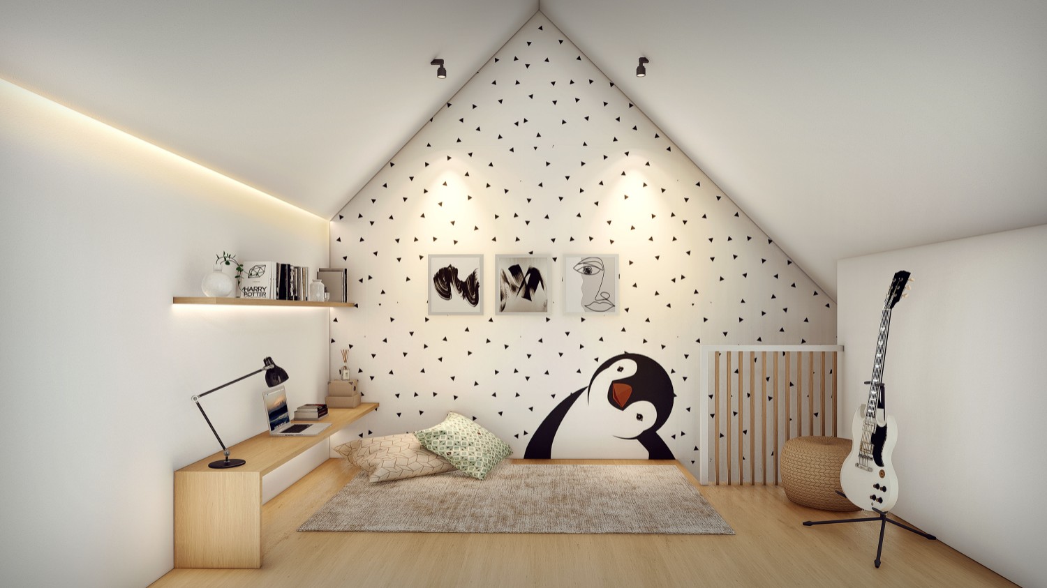 Attic Room Cozmo House Tipe 81