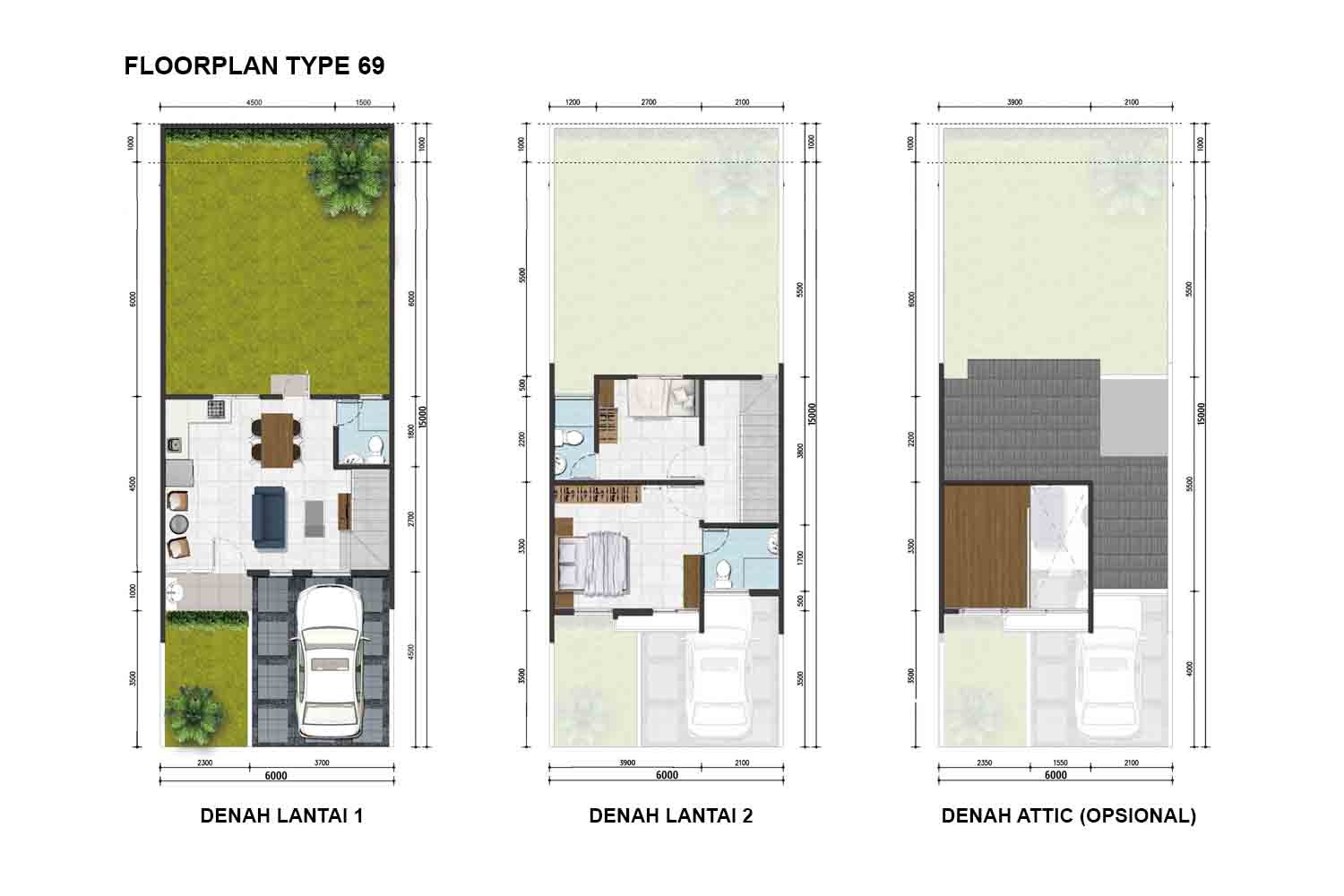 Cheville tipe 69 - Siteplan